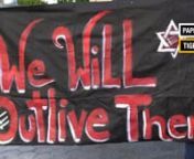 On the 1 year anniversary of the Tree of Life Massacre, a coalition of antifascists are mobilized for a day of unity against anti-Semitism and white nationalism in Union Square Park. They centered communities currently facing racial and colonial violence from New York City to Kurdistan to Kashmir.