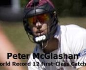 Fans Choice - For outstanding individual performancennVote online - www.blackcaps.co.nz/fansnnThe Northern Knights wicketkeeper gloved a piece of First-Class cricket history when he took a world record 12 catches against the Central Stags in a Plunket Shield match.McGlashan&#39;s outstanding glove work allowed him to overtake 13 other keepers who sneered 11 catches.