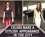Malang actress Disha Patani was spotted at the airport wearing a green top with white pants. Malang also features Aditya Roy Kapur, Anil Kapoor and Kunal Kemmu in lead roles. Chhichhore actress Shraddha Kapoor too was seen in the city wearing a black top along with red pants. Actor Saif Ai Khan was spotted in a white shirt. Check out the video and let us know in the comments what you think about the video.