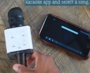 Bar? Crowd? Cords? You don&#39;t need any of &#39;em to sing karaoke thanks to this portable little wonder. https://bit.ly/32sQBVX
