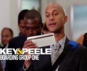 A traveling businessman grows increasingly frustrated with the airplane boarding procedure at the airport. Directed by Peter Atencio. From the sketch comedy television show Key &amp; Peele. New episode air Wednesday at 10:30p / 9:30c only on Comedy Central.