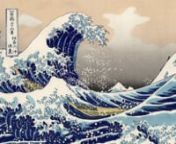 A parallax animation of Katsushika Hokusai&#39;s woodblock print,