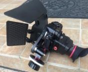 Here I detail my new CINE style rig for the GH3 and GX7 or other DSLRs with a 3.2inch LCD that can fit the Carryspeed VF-4 Loupe:nnCINE-Rig Items:n~&#36;150 Carry Speed VF-4 Loupe: http://www.amazon.com/Photography-Cinema-VF-4-LCD-Universal/dp/B00D2J4USOn~&#36;150 Kamerar FF-3 Follow Focus: http://www.amazon.com/Kamerar-FF-3-Follow-Focus-Release/dp/B009ZWL940/ref=pd_sbs_sg_5n~&#36;72 Sunwayfoto DDC-60LR Lever Clamp http://www.amazon.com/DDC-60LR-Lever-Clamp-Release-Compatible/dp/B00GQUU1PC/ref=sr_1_2?ie=UTF