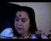 Archive video: H.H.Shri Mataji Nirmala Devi at a Sahaja Yoga workshop for new people in Sydney. (1983-0320)nDigitally improved file: https://vimeo.com/144059484