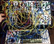 First patch experiment using the Mutable Instruments Braids Macro oscillator running in