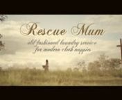 Beautiful Add for Rescue Mum, a cloth nappy Laundry service, shot in the Gold Coast Hinterland.