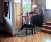 In this 20-minute video you learn basic yoga poses supported by a chair.In this way you can explore the alignments and breath without the big challenge of full gravity.This is a safe sensible way to prepare beginners for success in their yoga practice.