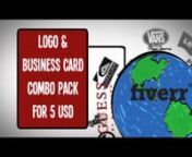 Logo and Business Card COMBOPACK for &#36;5,We will design a professional logo and business card , for your business or product.nWe start with a questionnaire. nDepending on the project, we have a questionnaire. This is important as it helps us understand your inspiration and direction of your logo.nn-PNG/JPG format with 3 different sizes included.n-One Revision Includedn-Available now!