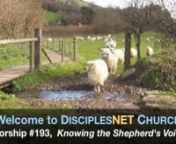 We hope you will join us today for worship as we look at John 10:1-10&#39;s teachings about the Good Shepherd, and how we can learn to know and follow the Good Shepherd&#39;s voice in our lives. nDuring our 33-minute time together this week, we hope that you will sing or keep time with the hymns, join in our prayer and scripture-- nAnd at the last of our worship we&#39;ll be sharing in a time of communion: breaking of the bread together.This is a symbolic act for us, remembering Jesus&#39; words to his discip