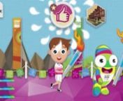 A 80 seconds video to attract teenagers to download the Nanjing Youth Olympic Games Torch Relay App. It is a teaser of the ket features of the app. The storyline is a 108 days countdown adventure on torch relay from Athens to Nanjing. We illustrates them like the classic game, Mario. During the adventure, the mascot, LELE, guides the boy to run through different cities and rainbow tracks. They also meet up with other kids around the world to transfer the fire torch. The boy collects different ba