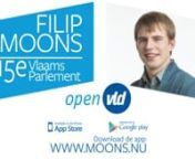 Filip Moons - 15de plaats Open VLD - Vlaams ParlementnnProductie: Cinedream (cinedream.productions@hotmail.com)nMuziek: BrunoAndFriends (http://www.brunoandfriends.se)