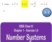 NCERT Solutions for Class 9th Maths Chapter 1 Number Systems Exercise 1.6 Question 3 ii - iii