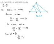 NCERT Solutions for Class 10th Maths Chapter 6 Triangles Exercise 6.2 Question 4