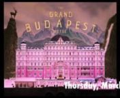 WES ANDERSON in 35mmnFriday, March 7 – Thursday, March 13nOn the eve of the release of his eighth picture, THE GRAND BUDAPEST HOTEL, the Roxie is proud to present a mostly complete retrospective of Wes Anderson.Melding influences like Charles Schutlz, Francois Truffaut, and the Kinks (to name but a few), Anderson’s meticulous, gorgeous and often melancholy menageries of sight and sound have deeply influenced a generation of moviegoers.nAs an added bonus, Zissou Society Members (membership