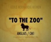 To the Zoo CM1 from cm2