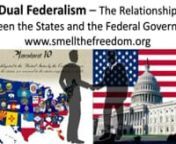 Was our governmental system designed to allow for 546 elite few to rule? Or have one law fit every person or situation in a nation of 314 million? We all remember learning the balance of powers relating to the government in high school, and that diagram showing the delineation of power between the Executive, Legislative and Judicial Branches of government keeping each other in check. nnBut, did you know there is another diagram of the separation of power between the Federal and the State governm