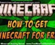 The 6 ways to get free minecraft server hosting. Create own SMO server at that and enjoy Free Minecraft game : http://www.freeminecraftserverhostings.com