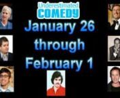 This Week in Comedy History Jan 26 - Feb 1nEllen DeGeneres, Patton Oswalt, Mo Rocca, Freddie Prinze, Dick Martin, Garry Moore, Pauly Shore.nTHANKS TOnPizza StreetnTLC GamesnMinecraftFail.netnMoore CellsnFree Tap LLCnBranson of the North Theatern---------nNotes:nB: January 26nEllen DeGeneres : Ellen Lee DeGeneres Born January 26, 1958.nYou Might Not Know: The Ellen DeGeneres Show had won 25 Emmy Awards in its first three seasons on the air.nstand-up comedian, television host, and actress.nFF: Whe