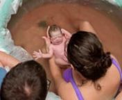 The unassisted HBA2C water birth of Melody in Hampton, Virginia by Kimberlin Gray Photography.