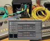 Demo of the Expert Sleepers ESX-8MD MIDI/DINsync Expander, here generating two different DINsync signals to control a couple of old drum machines.nnhttp://www.expert-sleepers.co.uk/esx8md.html