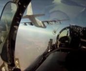 In the video, KC-130 aircraft are seen refueling F/A-18 jets mid-air during Exercise Southern Frontier at Royal Australian Air Force Base Tindal, Australia. Exercise Southern Frontier is an annual bilateral training exercise between the RAAF and the United States Marine Corps with a primary focus on offensive air support.nThe operation is seen from the cockpit of the F/A-18.nAmerican Forces Network, Iwakuni JAPANn6/24/14nThe Bats arrive in Australia for Exercise Southern FrontiernBy Lance Cpl. L