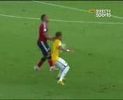 Rodillazo de Zúñiga a Neymar. Colombia versus Brasil, Mundial de Brasil 2014. 4 de julio de 2014.