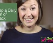 Video Transcript:nHi i’m Steph Wagner, Bariatric Dietitian on foodcoach.me. And this is your weekly wednesday video. nyou know that articles that come through your newsfeed on Facebook or twitter that has the top 10 habits of successful people or something of that nature? I always click on those. I want to know what habits really successful people. I want to make sure I have those habits and if nothing else, just feel reassured that I’m doing the right things to become successful…whatever