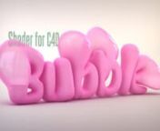 C4D Bubblegum shader test setup. It also reacts to inflated parts of an animated mesh by vertex tensionnnFree C4D scenefile here: http://www.mographer.com/free-bubblegum-shader-for-c4d/