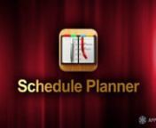 Start planning out your daily tasks in mere seconds &amp; guarantee you make the most of every day right away!nn★ Schedule Planner is currently featured in iTunes as Hot App in 41 countries in Utilities category.nn★ Schedule Planner keeps constant positions within TOP 100 Free iPhone Utilities apps.nn★