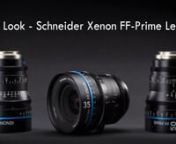 This is the first look at the prototype Schneider Xenon FF-Prime Lenses.nFull write up and thoughts here: nhttp://www.reduser.net/forum/showthread.php?97629-First-Look-Schneider-Xenon-FF-Prime-LensesnnSong is