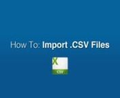 Have an Excel list that you want to import? No problem. Here’s how. If you already have a file in CSV format, go straight to step 4.nnFrom Excel:nn(1) choose ‘Save As’ under File at the top.n(2) Under Format, choose Comma Separated Values (CSV)n(3) Hit SAVEnnNow in Fanforce:nn(4) choose +People in the navigation bar at the top right.n(5) Once open, select ‘Open File Window’, and choose the CSV file you’d like to import.n(6) Hit ‘Upload File’ n(7) Now to make sure the file is im