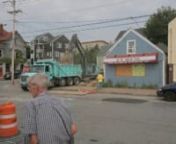 Popeye&#39;s Ice House, a bar in Portland, Maine was demolished on August 3, 2010. By Tonee Harbert, copyright 2010.