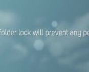 Go ahead and download your free trial version of Folder Lock (http://folderlock.org) and try out how easy it is to lock a secret file on your computer.