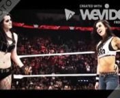 WWE<Wrestlemian31 Bellas vs Paige and AJ Lee from wwe paige