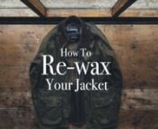 We shot this short tutorial for Barbour in October 2015, detailing how to re-wax your jacket.nFun fact - the male model is our brother Hugo, a third of Brother Film Co.nnShot on Sony FS7 and Panasonic GH4, also utilising a Movi M5 and DJI S800 drone.