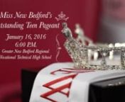 Miss New Bedford's Outstanding Teen Pageant from miss teen pageant