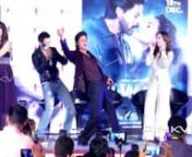 DILWALE- SRK, Kajol, Varun, & Kriti launch their GERUA number from gerua dilwale