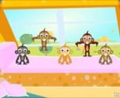 Watch Five Little Monkeys Jumping on the Bed Nursery Rhyme By Nursery Rhymes Club