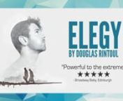 BOOK NOW: http://bit.ly/ElegyTixnn“Powerful to the extreme.” (BroadwayBaby) ★★★★★nnPresented by Lab Kelpie &amp; Gasworks Arts Park as part of the 2016 Midsumma Festival and showing from 19 Jan to 6 Feb.nnA young man pieces together a personal story of love and flight. Based on interviews with gay refugees and inspired by the work of award-winning photojournalist Bradley Secker, this Australian premiere journeys through a no-man&#39;s land of empty train stations, treacherous border cr