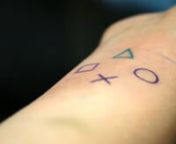 Sasha Palacio&#39;s first tattoo. PlayStation fan for life.nnVideo Editing and Concept by Diego PaznnFootage by Javier Solórzano and Ryan BurkhardnnSong by Crystal Castlesnhttps://www.youtube.com/watch?v=SpwZr5LY6MY&amp;list=RDSpwZr5LY6MYnnTattoo by Anthony Davis, Ink Shop Tattoo Parlor in Arcadia, CAnhttp://www.inkshoptattoo.com/nhttps://www.instagram.com/the_inkshop/