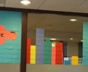 On June 2, 2016 the web team had a team event where we brought lunch in from Sam LaGrassa&#39;s and decorated our windows with post its.The theme had to stay true to who we are: travel, web and Boston.As a team we came up with a suitcase, an airplane, the Boston skyline, and the Collette logo.