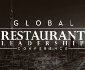 The industry’s inaugural Global Restaurant Leadership Conference is the first event of its kind—bringing the most progressive operators and influential suppliers together, face to face in Dubai, UAE.