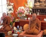 ENGLISH TRANSLATION STARTS AT 32.20 MINnLuang Por Liem Thitadhammo (Tan Chao Khun Phra Rachabhavanavigrom) is the successor of Ajahn Chah a abbot of Wat Nong Pah Pong, and the leading senior monk of the lineage of Ajahn Chah wiht more than 300 monasteries world wide. He is one of the most respected meditation masters of the forest tradition. Luang Por has visited Dhammagiri first in 2009, at the opening of our new Dhammahall. In 2011, he was the senior monk at the pouring ceremony for our main B