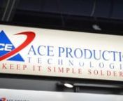 ACE Production Technologies, Inc., is a supplier of selective soldering systems, lead tinning systems and lead tinning services with a complete range of standalone selective soldering systems including the popular KISS-102 and in-line systems such as the KISS-101IL, KISS-103IL and dual pot KISS-103ILDP will be on display. All systems are equipped with graphics-based software and include automatic fiducial correction and board warp compensation as standard features at no additional cost.nnPremier