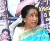 Asha Bhosle On Cover Page Of Society Magazine from asha