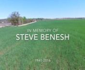 Steve Benesh&#39;s project lands memorial video.nnSteven G. Beneshnn(October 6, 1941 ~ May 3, 2016)nnSteven G. Benesh, 74, of Oregon, moved on to the next project May 3, 2016. As a young boy, Steve attended Catholic School in Oregon. He spent his summers farming and milking cows with his two bachelor uncles, Harm and Hank. They may account for his “rough around the edges” persona. Steve graduated from Oregon High School in 1959, moved out to the farm and married Sue Gilbert. Steve then went to w