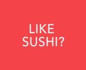 This is a trailer for the Sustainable Sushi Guide app, available now on the App Store for iPhone.nnSustainable Sushi Guide is your seafood and sushi dining companion. You might recognize maguro or hamachi on a menu, but what about tako, iwashi, or shirako? What are they? Are they served raw or cooked? Are they sustainably harvested? Sustainable Sushi Guide is here to rescue you.nn•tSearch over 60 types of seafood by Japanese or English namen•tRead sustainability information distilled from ma