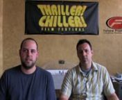 Chris Randall and Keith Golinski talk with us about their new project and Thriller Chiller coming in October at the Wealthy Theater in Grand Rapids Michigan.