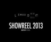 Yves Brua - Le MauditnShowreel 2013nnFILMS CREDITSnn- 1984 - GloveMe- LIVE / Directed by M. Z&#39;Graggen &amp; Y. Brua 2012n- Maxmaber - LIVE / Directed by Y. Brua 2013n- Plus Guest + 1984 - LIVE / Directed by M. Z&#39;Graggen &amp; Y. Brua 2012n- American Kiss Tour / Directed by M. Z&#39;Graggen / Post-Produced by Y. Brua 2011n- A5M - One Spark, One Chance / Directed by Y. Brua 2013n- ITV Steven Ansel - Blood red Shoes/ Directed by Y. Brua / Produced by SL2P 2012n- Plus Guest - Find my place / Directed