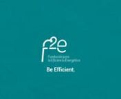 Vídeo corporativo para la Fundación para la Eficiencia Energética f2e.nMás en www.quatreulls.com